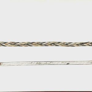 Vintage 1985 Italian sterling silver bracelets